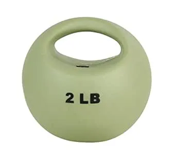 CanDo One Handle Medicine Ball - 6 lb - Red  1 EA