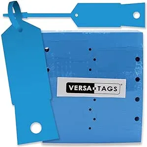 Arrow ID Tags Blue Self-Locking Arrow Key Tags