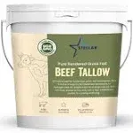 Stellar Chemical Corp Stellar - Beef Tallow - 100% Grass-Fed & Finished - Good for Cooking, Baking and Frying - Food Grade - 3 lbs