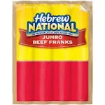 Hebrew National Kosher Family Size Beef Franks Hot Dogs, 34.1 oz, 20 Ct Pack