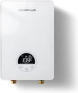 Camplux TE06PRO 1.8 GPM 6kW Tankless Electric Water Heater