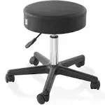 Saloniture Rolling Hydraulic Salon Stool - Adjustable Swivel Chair for Spa or Medical Office