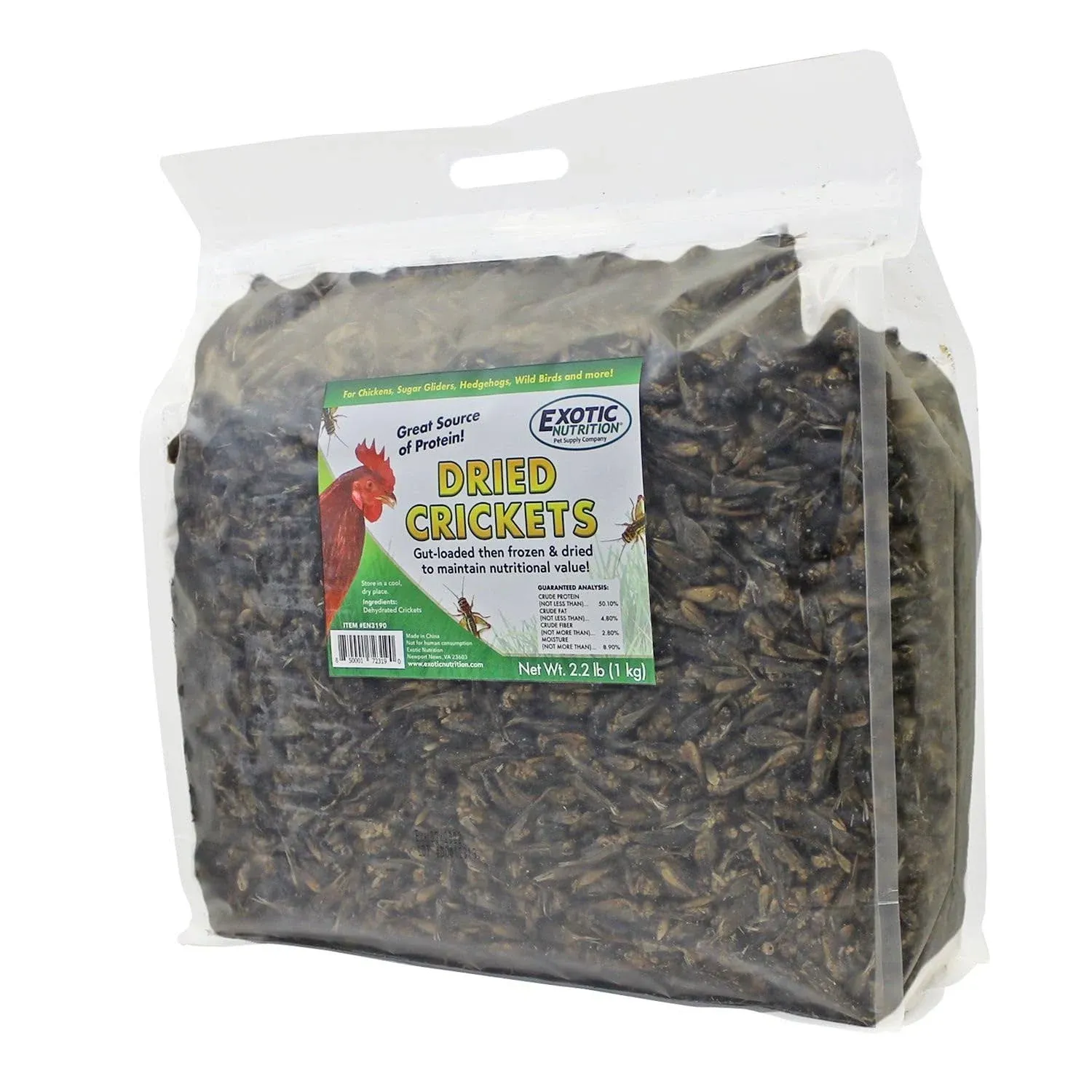 Exotic Nutrition Dried Crickets