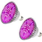 Pack of 2100W Led Plant Grow Light Bulb, Full Spectrum 150 LEDs Indoor Plan...