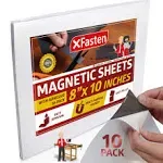 Magnetic Sheets 8x10 Inch 20mil (Set of 10) - Magnetic Adhesive Sheets -Premi...