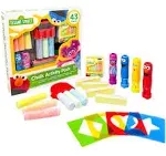 Sesame Street Chalk Set, Includes Over 43 Chalk Items, Non-Toxic and Washable Sidewalk Chalk, Gift for Kids