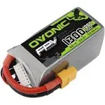 Ovonic 6S Lipo Battery 100C 1300mAh 22.2V Lipo Battery with XT60 Connector for RC FPV Racing Drone Quadcopter