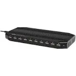 10-Port USB Charging Station with Adjustable Storage, 12V 8A (96W) USB Charger O