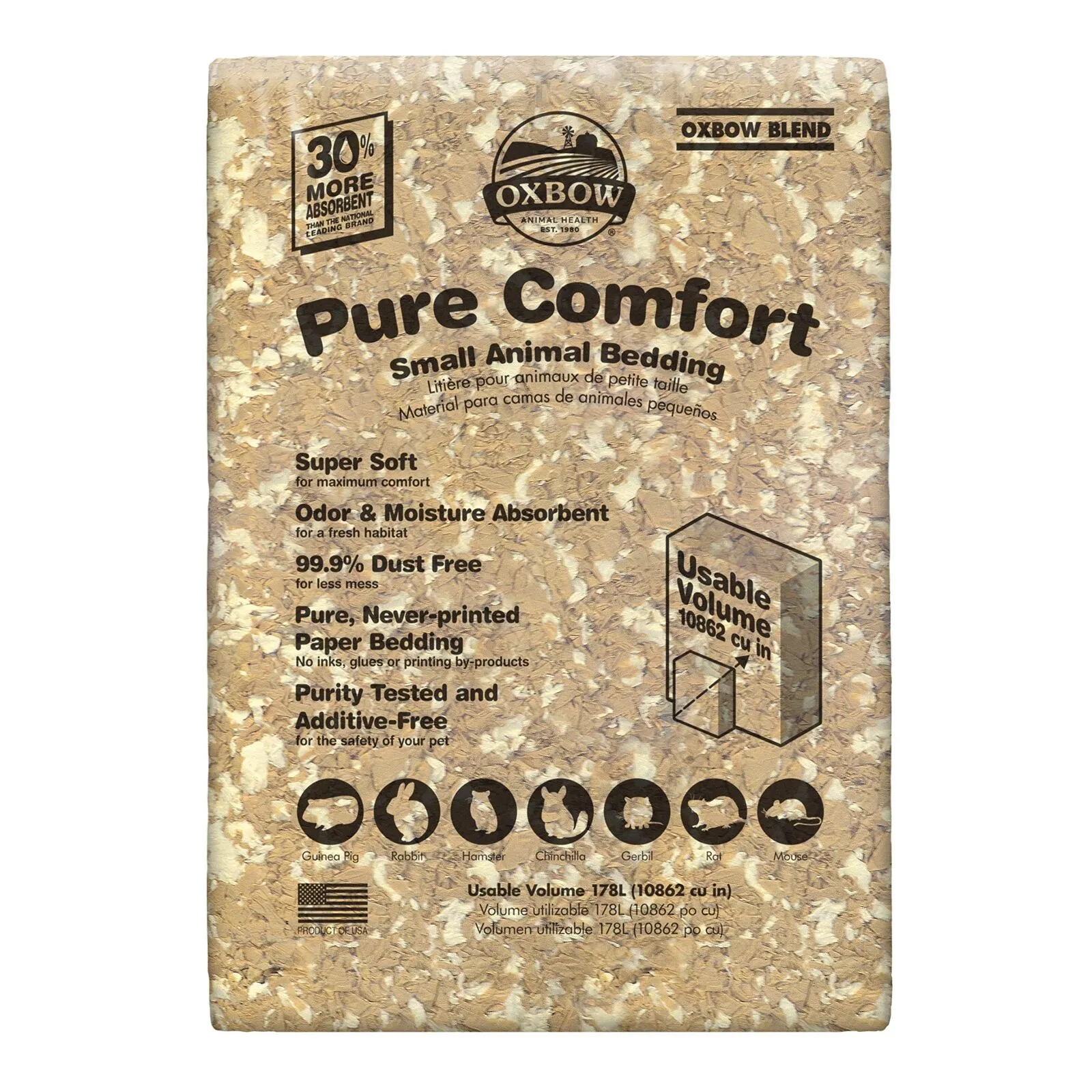 Oxbow Pure Comfort Small Animal Bedding Blend 127-L