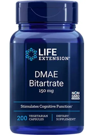 Buy DMAE Bitartrate 200 Vcaps By Life Extension | Herbspro.com