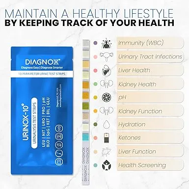 Urine Test Strip (60 Packs)