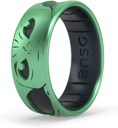 Enso Rings Etched Star Wars - Classic Silicone Ring - Comfortable and Flexible Design