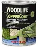 Rust-Oleum 1904A Wolman (Woodlife) CopperCoat Green Wood Preservative-Below Ground, Quart