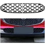 CDEFG 2024 2025 CX-5 Front Grill Mesh Inserts Trims Front Grille Guard Compatible with 2022-2024 2025 Mazda CX-5 Car Exterior Accessories ABS Material 2024 2025 CX-5 Accessories(2PCS)