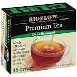 Bigelow 48 Count Premium Decaffeinated Blend Black Tea, Contains 48 Individually