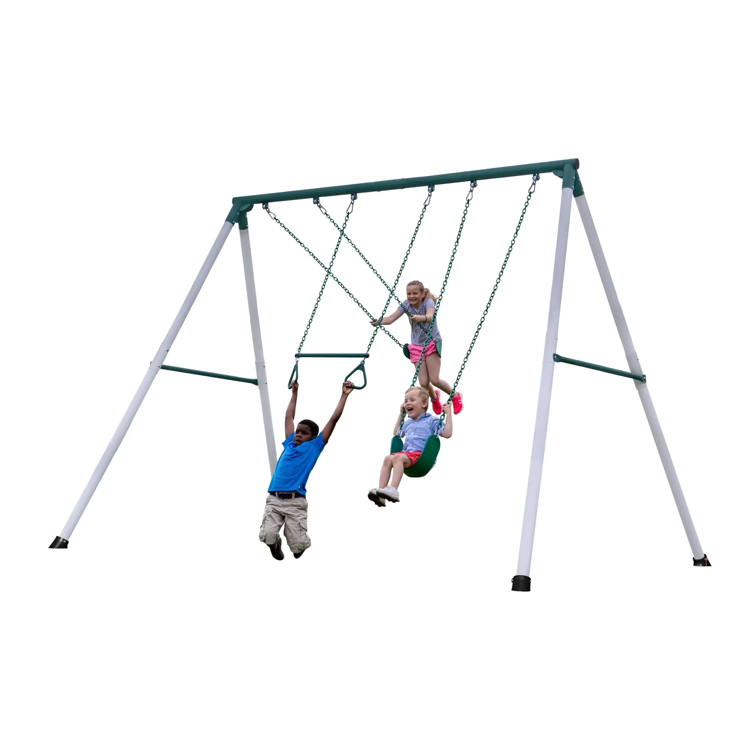 Backyard Discovery Big Brutus Heavy-Duty Metal A-Frame Swing Set