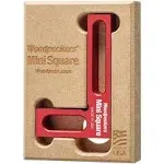 Woodpeckers Mini Square, Made in USA, Small Pocket Woodworking Square for Checking Edge of Carpenter Cutting Tools for Square