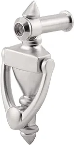 Door Knocker/Viewer,Satin Nickel