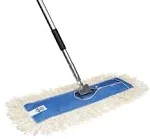 Durable 24&#034; Cotton Dust Mop - Ideal for Residential, Commercial &amp; Industrial Use