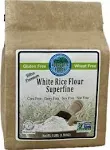 Authentic Foods White Rice Flour, Superfine - 3 lbs bag