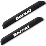 Dorsal Aero Crossbar Roof Rack Pads for Factory Narrow Car Surfboard Kayak Sup Snowboard Racks 28 inch Long [Pair]