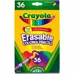 Crayola 36 ct Erasable Colored Pencils