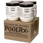 PoolRx Plus With Silver Black White 20K-30K Pools Booster - 4 Pack