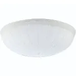 Lightaccents Light Fixture Replacement Glass - Flush Mount Ceiling Light Lamp Shade Frosted White Ceiling Fan Light Covers Replacement Glass Lamp