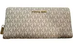 Michel Kors Travel Large Continental Long Wristlet Wallet in Powder Blush Multi