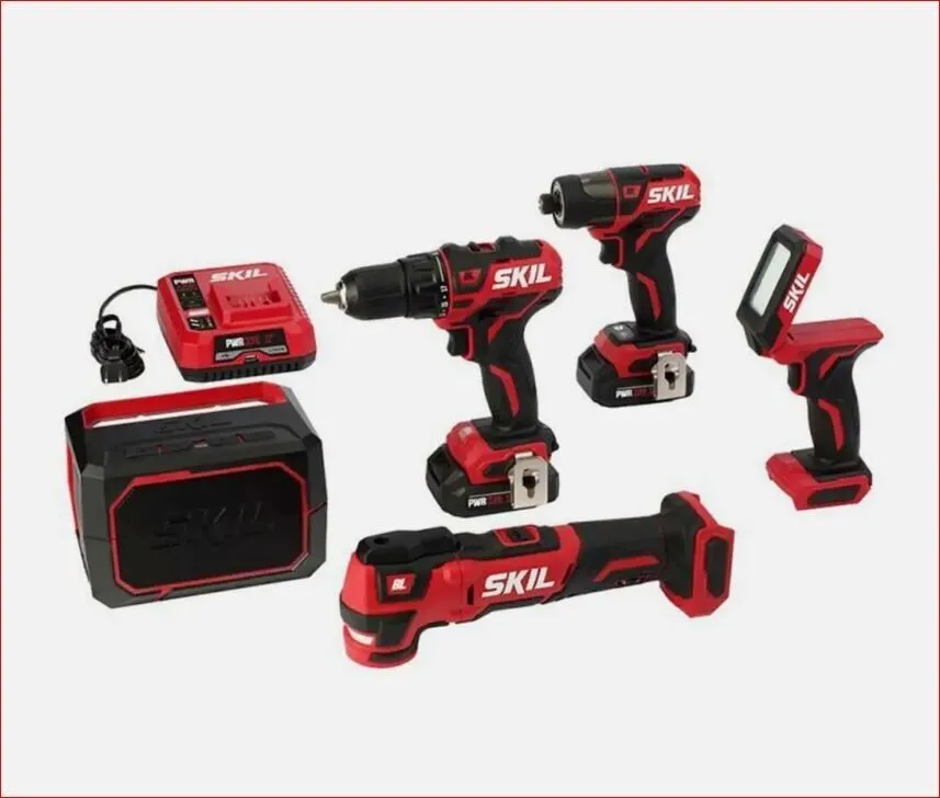 Skil CB736801 12V PWRCore Brushless 5-Tool Combo Kit