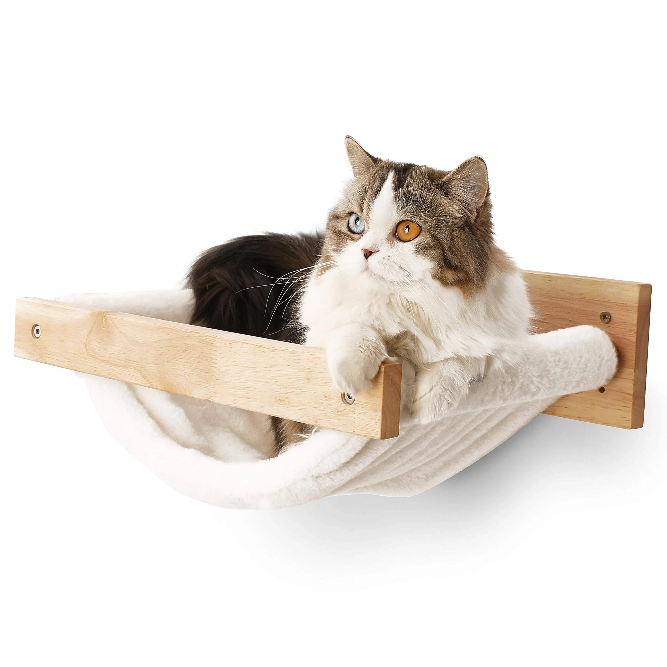 NEECONG Cat Hammock Wall Mounted Cat Wall Shelves Furniture for Sleeping, Playin