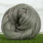 Corriedale Wool Roving 1 lb (16 Ounces) for Spinning | Soft Chunky Jumbo Yarn for Arm Knitting Blanket |100% Natural Undyed (Off-White) Wool Yarn Bulk, Felting Core, Carded Stuffing