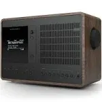 Revo SuperConnect Wireless Music System with Internet Radio, Spotify Connect, Wi-Fi, FM, and Bluetooth - Walnut/Black