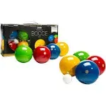 Franklin Sports 90mm Wooden Bocce Ball Set