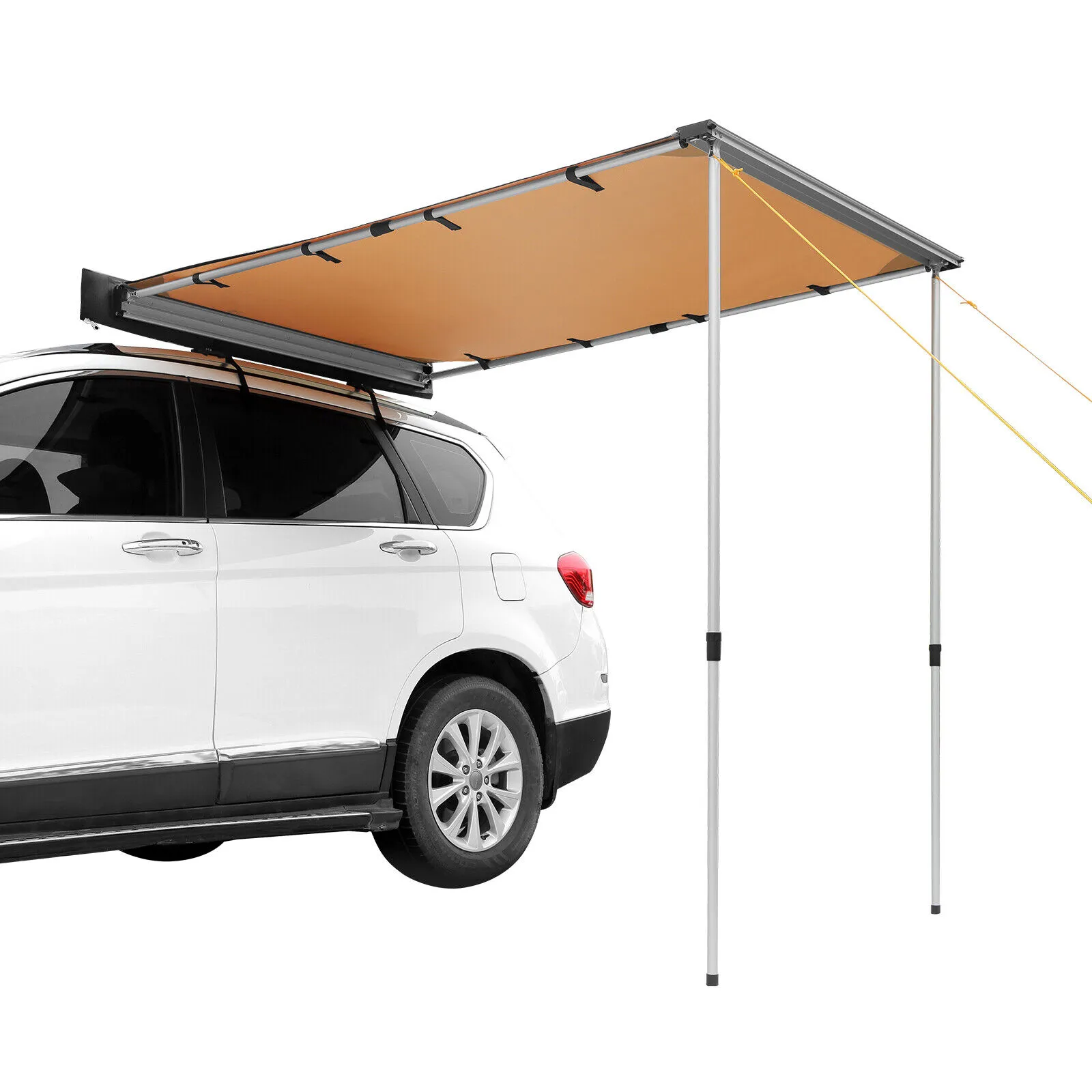 VEVOR Car Side Awning 4.6&#039;x6.6&#039; Rooftop Sun Shade Vehicle Awning Yard Shelter