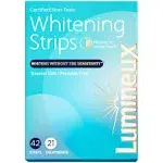 Lumineux Teeth Whitening Strips whiter Teeth 42 Strips 21 Treatments