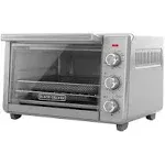 Black and Decker Crisp'n Bake Air Fry Toaster Oven, Refurbished