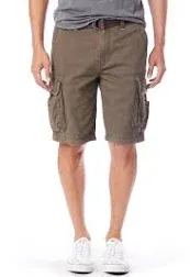 Unionbay Men's Cordova Belted Messenger Cargo Short