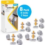 Safety 1st Adhesive Magnetic Lock System - 8 Locks and 2 Keys