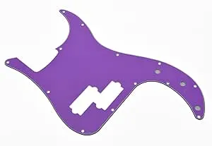 KAISH 13 Hole P Bass Style Pickguard PB Scratch Plate Bass Pickguard for USA/Mexico Precision P Bass Black 3 Ply