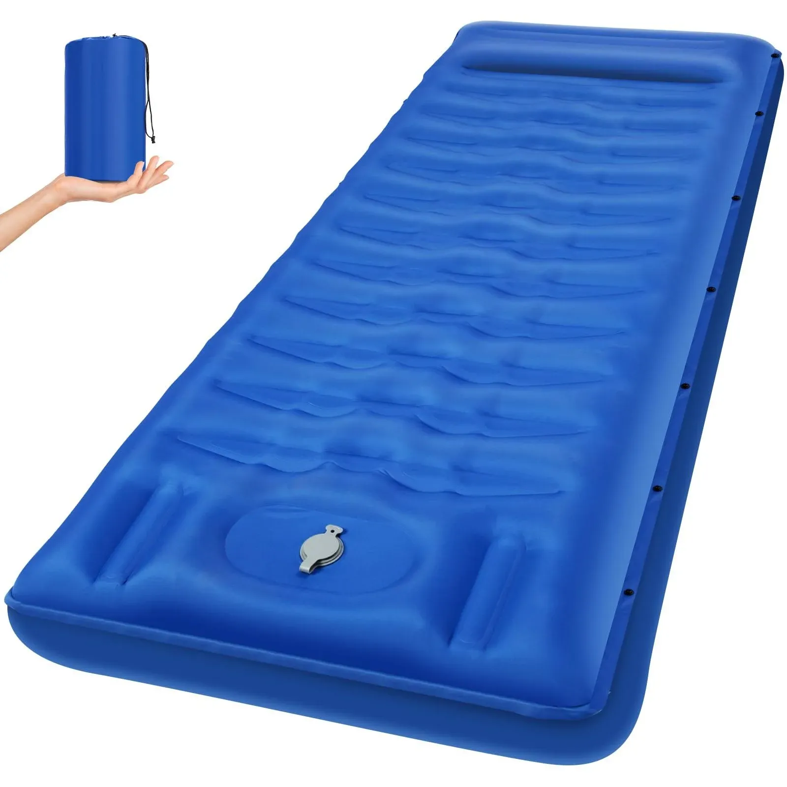 Sleeping Pad, Ultralight Thicken Inflatable Sleeping Pad for Blue(extra Thick)