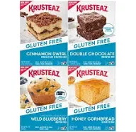 Krusteaz Gluten Free Mix Variety Pack: Blueberry Muffin, Cinnamon Crumb Cake,...