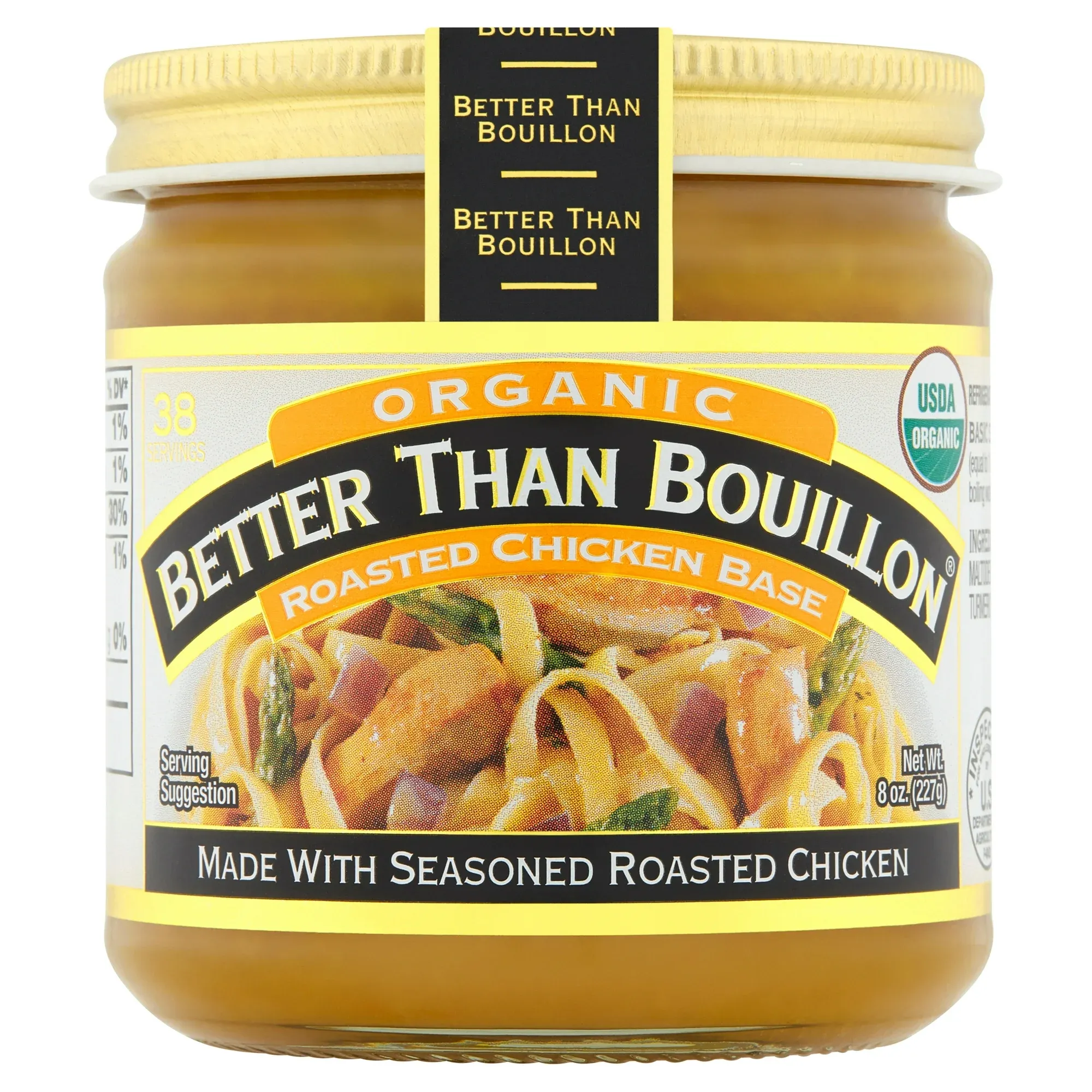 Better Than Bouillon Chicken Base, Organic, Roasted - 8 oz