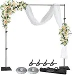 HYJ-INC Pipe and Drape Photography Backdrop Stand Kit