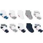 Hanes Toddler Boys' Multi-Colored Athletic Socks - 10 ct