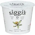 Siggi's Nonfat Yogurt, Vanilla - 5.3 oz cup