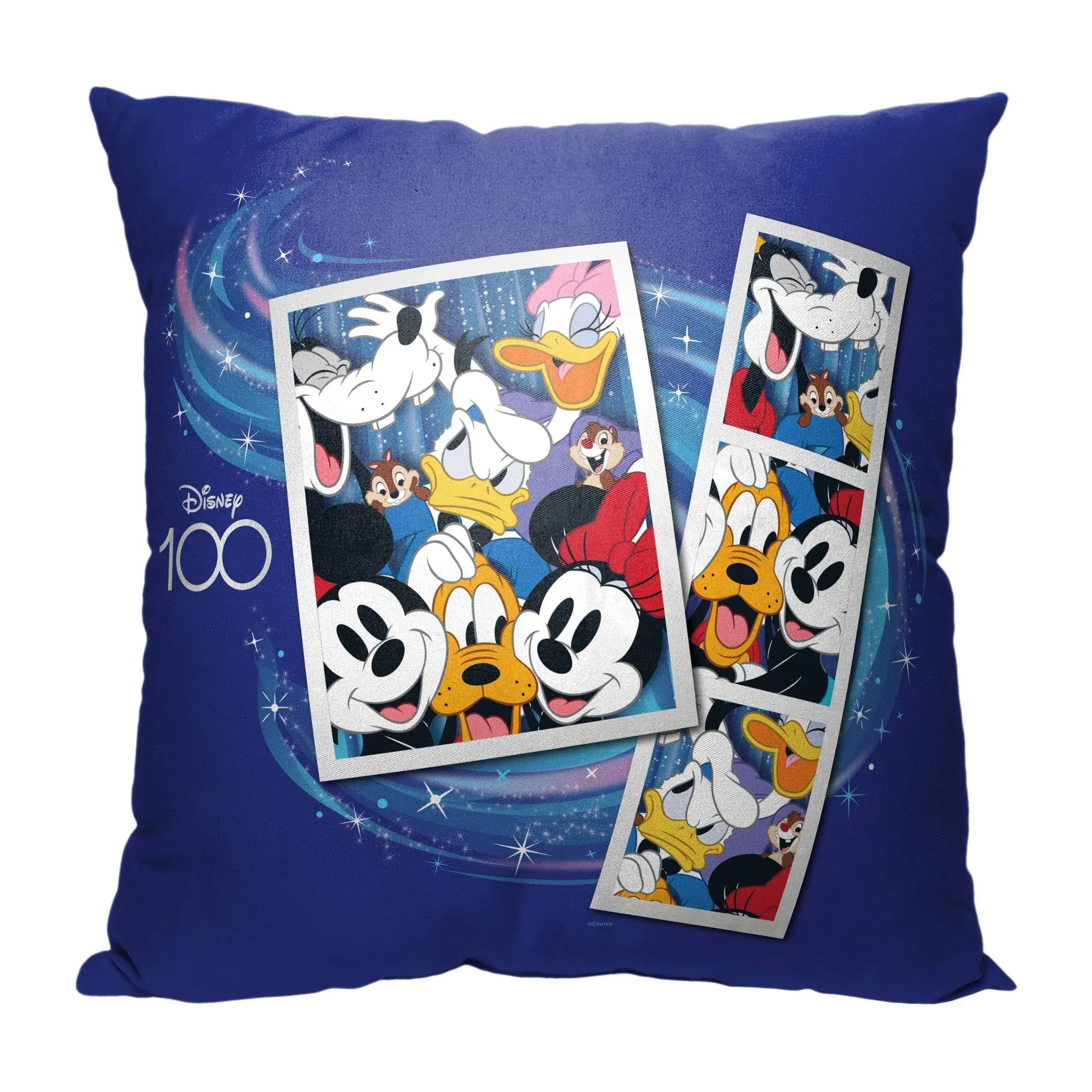 Disney D100 Classic Pals Printed Throw Pillow