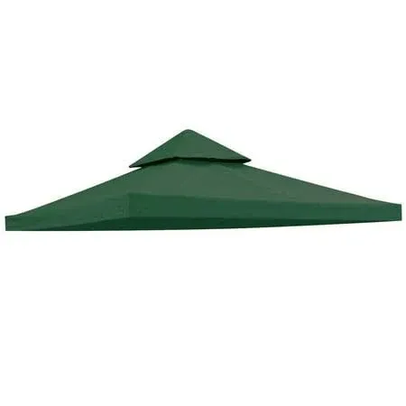 10&#039;x10&#039; Gazebo Canopy Top Replacement 1 2 Tier Garden Yard Patio Sunshade Cover