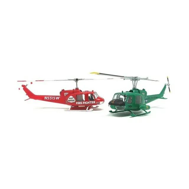 Atlantis M1026 Huey Chopper 2 Pack Fire Fighter and Gunship 1/72