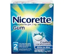 Nicorette Nicotine Gum